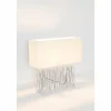Lampes En Tissu-Luminaires Holländer Lampe à poser Holländer CAPRI Argenté, 2 lumières
