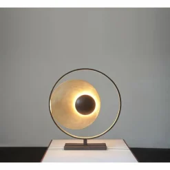 Lampes Dorées-Luminaires Holländer Lampe à poser Holländer SATELLITE Brun, Or, Noir, 4 lumières