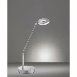 Luminaires Fischer & Honsel Lampe à poser Honsel Dent LED Nickel mat, 1 lumière, Changeur de couleurs* Éclairage Led