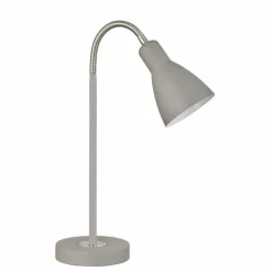 Luminaires Scandinaves-Luminaires Fischer & Honsel Lampe à poser Honsel Lolland Gris, 1 lumière