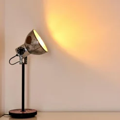 Lampes Vintages & Rétros-hofstein Lampe à poser Hora Noir, 1 lumière