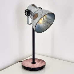 Lampes Vintages & Rétros-hofstein Lampe à poser Hora Noir, 1 lumière