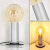 Lampes Vintages & Rétros-hofstein Lampe à poser Kimstad Argenté, 1 lumière