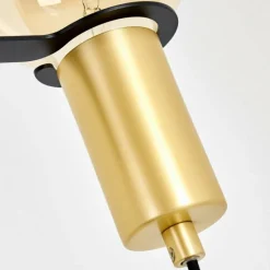 Luminaires Rustiques-hofstein Lampe à poser Kirehito Or, Laiton, Noir, 1 lumière