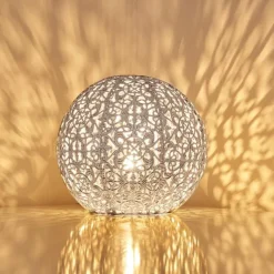 hofstein Lampe à poser Kobenhavn Argenté, 1 lumière