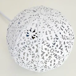 Luminaires Rustiques-hofstein Lampe à poser Kobenhavn Blanc, 1 lumière