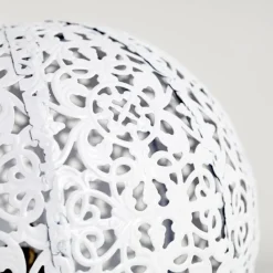 Luminaires Rustiques-hofstein Lampe à poser Kobenhavn Blanc, 1 lumière