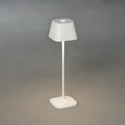 Luminaires Konstsmide Lampe à poser Konstsmide Capri LED Blanc, 1 lumière