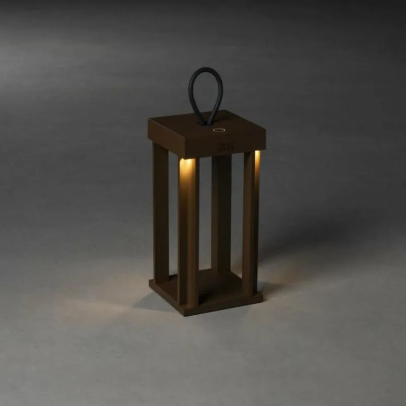 Luminaires Konstsmide Lampe à poser Konstsmide Cannes LED Rouille, 5 lumières