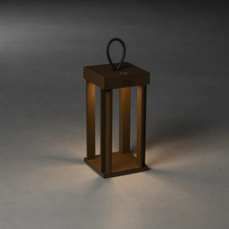 Luminaires Konstsmide Lampe à poser Konstsmide Cannes LED Rouille, 5 lumières