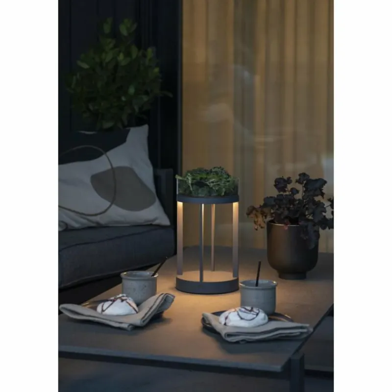 Luminaires Konstsmide Lampe à poser Konstsmide Chieti LED Gris, 1 lumière