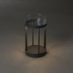 Luminaires Konstsmide Lampe à poser Konstsmide Chieti LED Gris, 1 lumière