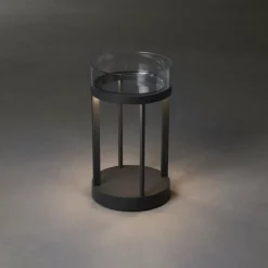 Luminaires Konstsmide Lampe à poser Konstsmide Chieti LED Gris, 1 lumière