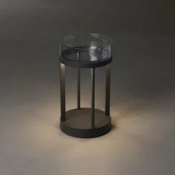 Luminaires Konstsmide Lampe à poser Konstsmide Chieti LED Gris, 1 lumière