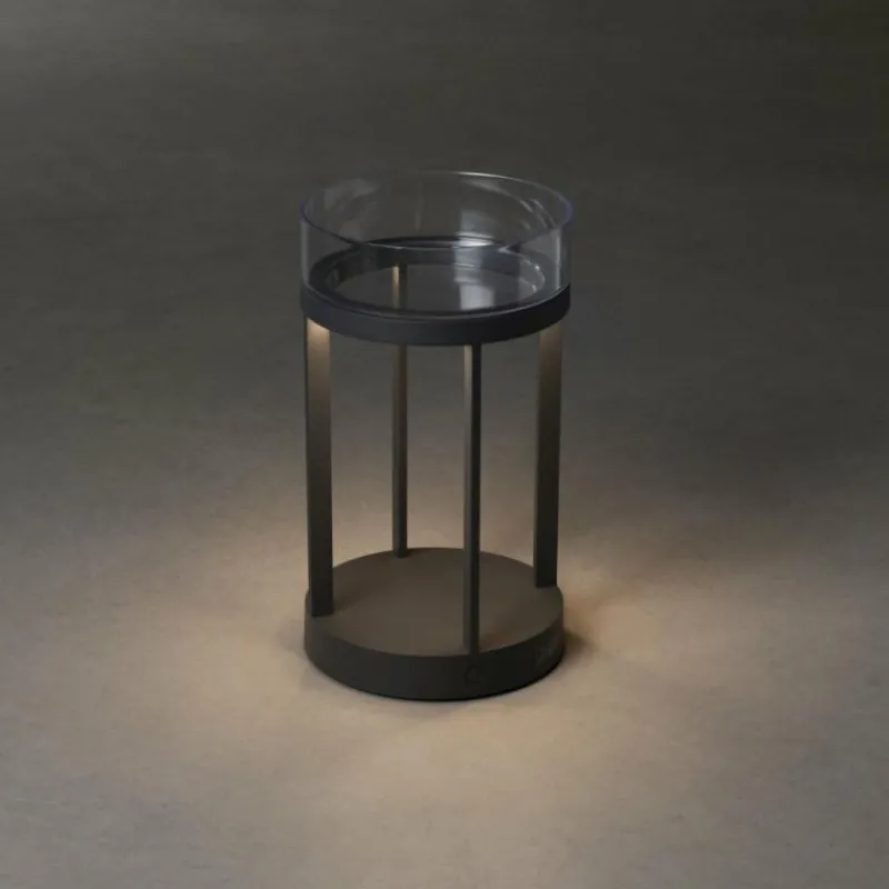 Luminaires Konstsmide Lampe à poser Konstsmide Chieti LED Gris, 1 lumière