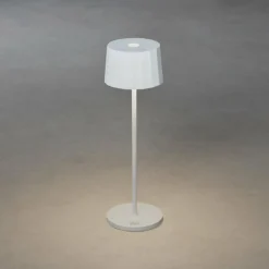 Luminaires Konstsmide Lampe à poser Konstsmide Positano LED Blanc, 1 lumière