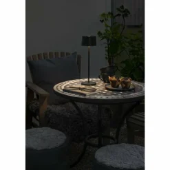 Luminaires Konstsmide Lampe à poser Konstsmide Positano LED Noir, 1 lumière