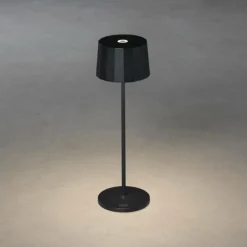 Luminaires Konstsmide Lampe à poser Konstsmide Positano LED Noir, 1 lumière