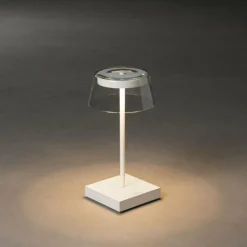 Luminaires Konstsmide Lampe à poser Konstsmide Scilla LED Blanc, 1 lumière