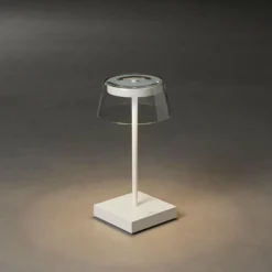 Luminaires Konstsmide Lampe à poser Konstsmide Scilla LED Blanc, 1 lumière