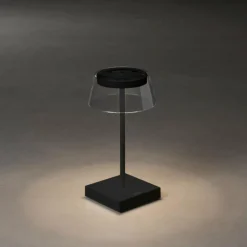 Luminaires Konstsmide Lampe à poser Konstsmide Scilla LED Noir, 1 lumière