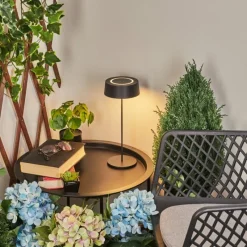 hofstein Lampe à poser Kouvi LED Noir, 1 lumière