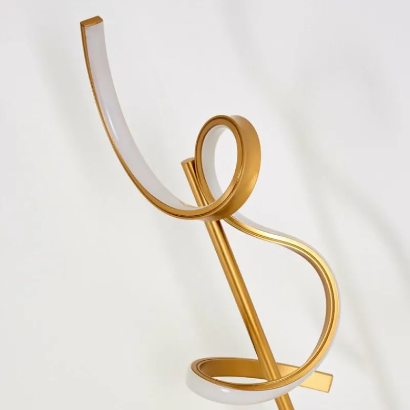 Lampes Dorées-hofstein Lampe à poser Lavaca LED Or, 1 lumière