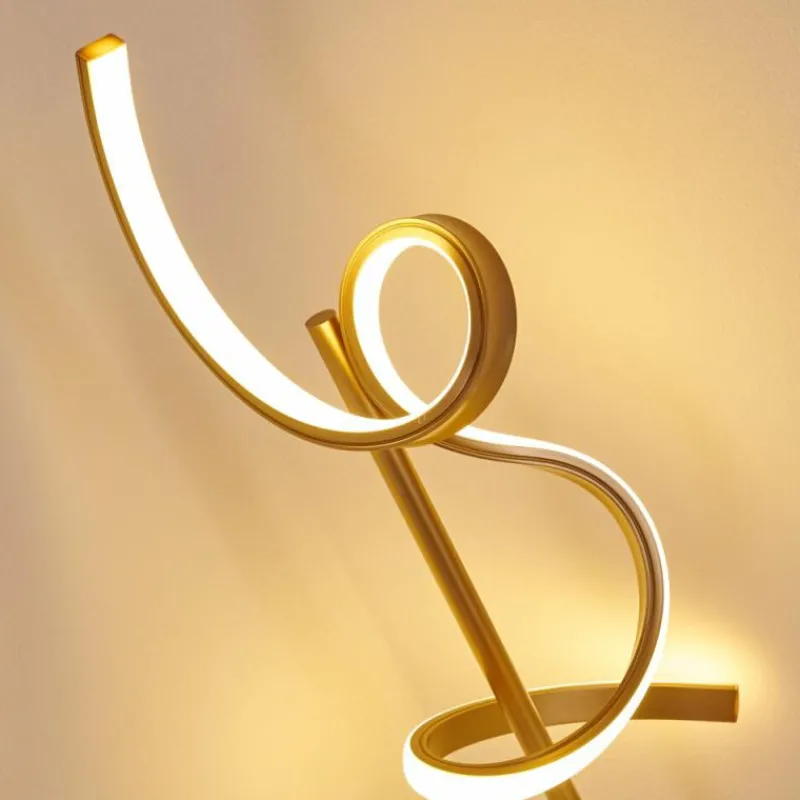 Lampes Dorées-hofstein Lampe à poser Lavaca LED Or, 1 lumière