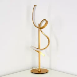 Lampes Dorées-hofstein Lampe à poser Lavaca LED Or, 1 lumière