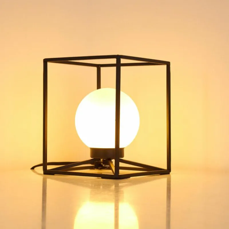 hofstein Lampe à poser Legano Noir, 1 lumière