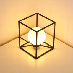 hofstein Lampe à poser Legano Noir, 1 lumière