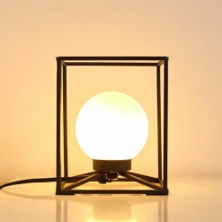 hofstein Lampe à poser Legano Noir, 1 lumière