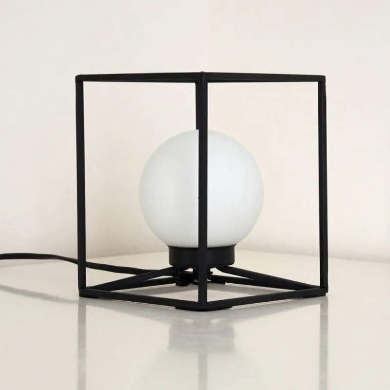 hofstein Lampe à poser Legano Noir, 1 lumière