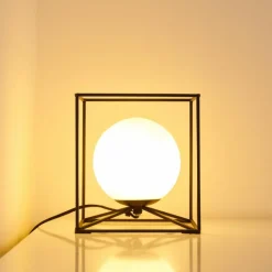 hofstein Lampe à poser Legano Noir, 1 lumière