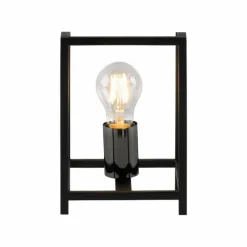 Lampes Industrielles-Luminaires Leuchten Direkt Lampe à poser Leuchten Direkt FABIO Noir, 1 lumière