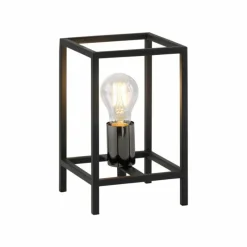 Lampes Industrielles-Luminaires Leuchten Direkt Lampe à poser Leuchten Direkt FABIO Noir, 1 lumière