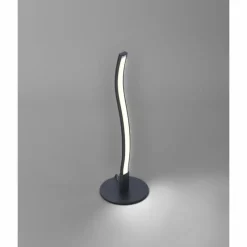 Luminaires Leuchten Direkt Lampe à poser Leuchten-Direkt WAVE LED Noir, 1 lumière* Éclairage Led