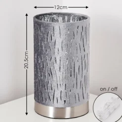 Lampes En Tissu-hofstein Lampe à poser Liared Gris, 1 lumière