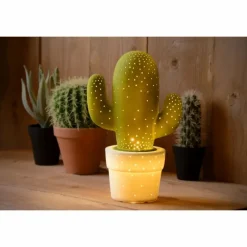 Luminaires Lucide Lampe à poser Lucide CACTUS Vert, 1 lumière* Lampes À Poser