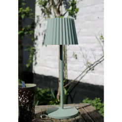 Luminaires Lucide Lampe à poser Lucide JUSTINE LED Vert, 1 lumière