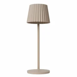 Luminaires Lucide Lampe à poser Lucide JUSTINE LED Beige, 1 lumière