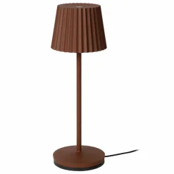 Luminaires Lucide Lampe à poser Lucide JUSTINE LED Rouille, 1 lumière