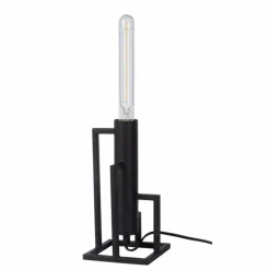 Lampes Vintages & Rétros-Luminaires Lucide Lampe à poser Lucide ZILDA Noir, 1 lumière