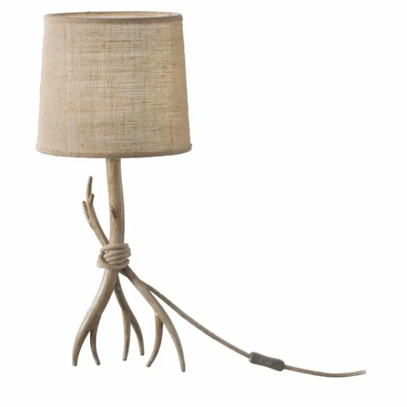 Lampes En Tissu-Luminaires Mantra Lampe à poser Mantra SABINA Brun, 1 lumière