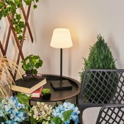 hofstein Lampe à poser Mayordomo LED Noir, 1 lumière