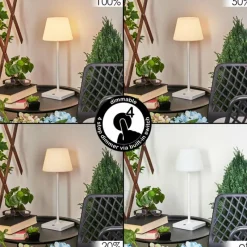 hofstein Lampe à poser Mayordomo LED Blanc, 1 lumière