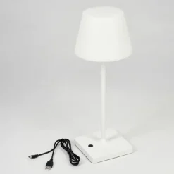 hofstein Lampe à poser Mayordomo LED Blanc, 1 lumière
