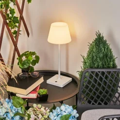 hofstein Lampe à poser Mayordomo LED Blanc, 1 lumière