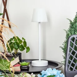 hofstein Lampe à poser Maza LED Blanc, 1 lumière