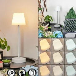 hofstein Lampe à poser Maza LED Gris, 1 lumière